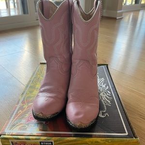 Durango Kids Dusty Pink Cowboy Boots size 11.5